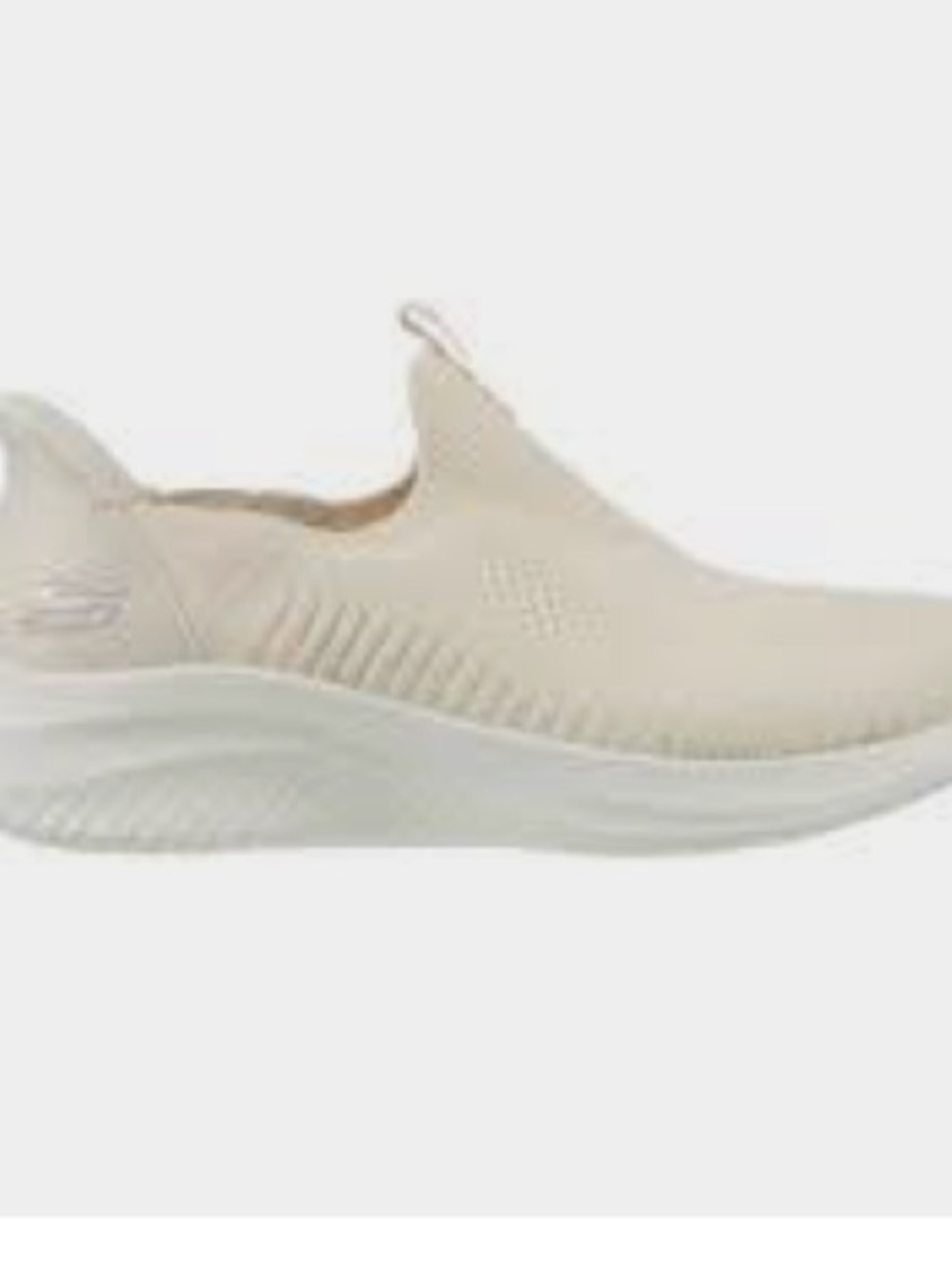 Skechers Women's Slip-On Knit Sneaker - Cream